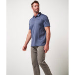Travis Mathew The Zinna 2.0 Golf Shirt - Mood Indigo / Vintage Indigo