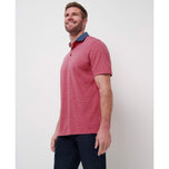 Travis Mathew Karaniwang Interes Polo Golf Shirt - Rose Wine