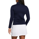 Under Armour Women's Storm Daytona Golf Full Zip - Navy de minuit / argent métallique