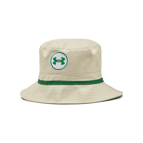 Under Armour Driver Golf Bucket Hat - Silt / Classic Green
