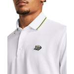 Under Armour Playoff 3.0 Patrons Golf Polo Shirt - White / Classic Green