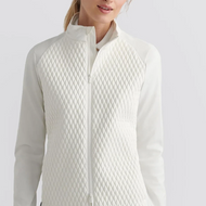 Peter Millar 女式 Merge Hybrid 高爾夫夾克 - 黑色