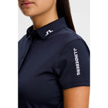 J.Lindeberg Women's Tour Tech Golf Polo Shirt - Navy