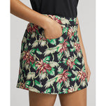 RLX RALPH LAUREN Dames Gedrukt Aim Skort 17 " - Island Bamboo Floral