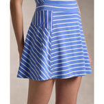 Rlx Ralph Lauren Femme "Jersey en maillot A-Line Golf Skort - Resort Bleu / Blanc