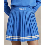 Rlx Ralph Lauren Women's Tree Pleed Golf Golf Skort - Summer Blue / White
