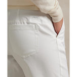RLX Ralph Lauren Women's Stretch Twill 5 Pocket Golf Pants - Keramik Putih
