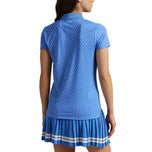 RLX Ralph Lauren Wanita Polo Polo Bercetak - Musim Panas Blue/RL Polka