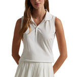 RLX Ralph Lauren Women's Lengan Tur Performa Polo Shirt - Putih