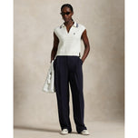 RLX RALPH LAUREN 여성 CoolMax Wool 소매 소매 풀오버 - 세라믹 화이트