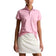 RLX Ralph Lauren Tour Pique Golf-Poloshirt für Damen – Hellrosa/Keramikweiß/Nebelblau