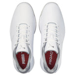 PUMA Proadapt Alphacat Leather Golf Shoes - Puma White/Puma Silver