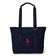 RLX Ralph Lauren Wanita Big Pony Tote Beg - Tentera Laut halus