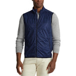 Rlx ralph lauren stratus plaid volledig ritsvest - Franse marine glen plaid