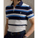 Rlx Ralph Lauren Performance Pique Golf Polo -Hemd - raffinierte Marine Multi