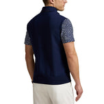 Rlx Ralph Lauren Classic Fit Quilted Double -Knit Golf Vest - Angkatan Laut yang Diperoleh
