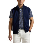 Rlx Ralph Lauren Classic Fit Quilted Double -Knit Golf Vest - Angkatan Laut yang Diperoleh