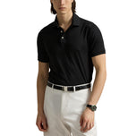 Rlx Ralph Lauren Leichtes Luftstrom -Jersey Golf Polo -Hemd - Polo Schwarz