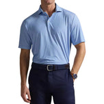 RLX Ralph Lauren 印花輕盈氣流高爾夫 Polo 衫 - 秋季藍色玉蘭鑽石
