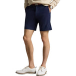 Celana Pendek Golf RLX Ralph Lauren Tailored Fit Stretch Performance - Biru Laut yang Halus