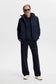 J.Lindeberg Florian Long Sleeve Golf Polo Shirt - JL Navy