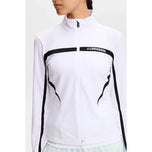 J.Lindeberg Women's Janice Full Zip Golf Mid-Layer - Puti