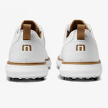 Travis Mathew The Modern Tour Spiked Golfschoenen - Klassiek Wit/Tan