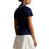 RLX Ralph Lauren Women's Stretch Active Cable Zip Golf Polo Shirt - Refined Navy/Ceramic White