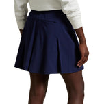 RLX Ralph Lauren Wanita 17 "AIM lipit kembali golf skort - Angkatan Laut olahan