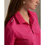 RLX Ralph Lauren Women's Tour Performance Golf Shirt- Currant