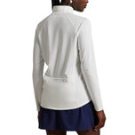 RLX RALPH LAUREN 여성 스트레치 저지 쿼터 ZIP 풀버 - 세라믹 화이트