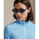 RLX Ralph Lauren Wanita Peregangan Jersey Quarter -Zip Pullover - Sutton Blue