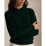 RLX Ralph Lauren Wanita Cashmere Hoodie - Moss Agate