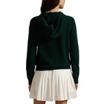 RLX Ralph Lauren Wanita Cashmere Hoodie - Moss Agate