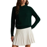 RLX Ralph Lauren Wanita Cashmere Hoodie - Moss Agate