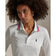 Rlx Ralph Lauren Women's Tour Pique Polo à manches longues - Ceramic Blanc / Currant