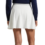 RLX Ralph Lauren Wanita Aktif Kabel Knit A -Line Golf - Seramik White/Navy Multi