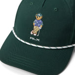 Chapeau de golf en corde RLX Ralph Lauren Polo Bear - Agate mousse