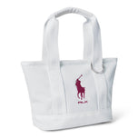 Rlx Ralph Lauren Big Pony Pony Pony Cart Sac - White en céramique