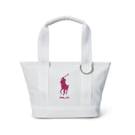 Rlx Ralph Lauren Big Pony Pony Pony Cart Sac - White en céramique