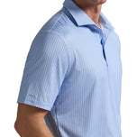 RLX Ralph Lauren 印花輕盈氣流高爾夫 Polo 衫 - 辦公室藍色 Divot 點