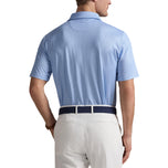 RLX Ralph Lauren 印花輕盈氣流高爾夫 Polo 衫 - 辦公室藍色 Divot 點