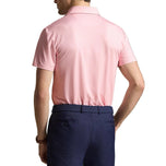 RLX Ralph Lauren 印花輕盈氣流高爾夫 Polo 衫 - 卡梅爾粉紅玉蘭鑽石