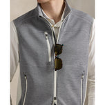 RLX Ralph Lauren Kinetic Spacer Penuh Zip Golf Vest - Peak Grey/Stone Pebble