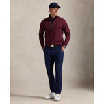 rlx ralph lauren lux perf Half Zip Pullover -Rich Ruby