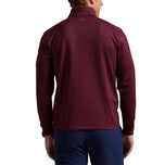rlx ralph lauren lux perf Half Zip Pullover -Rich Ruby