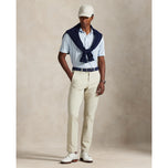 Rlx Ralph Lauren Polo de golf de golf de flux d'air léger imprimé - Bureau de la texture boogey bleu bureau