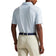 Rlx Ralph Lauren Polo de golf de golf de flux d'air léger imprimé - Bureau de la texture boogey bleu bureau