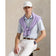 Rlx ralph lauren naka -print lightweight airflow golf polo shirt - office blue square key