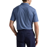 RLX Ralph Lauren bedrucktes leichter Luftstrom -Golfpolo -Hemd - alte Royal Petal Boxen